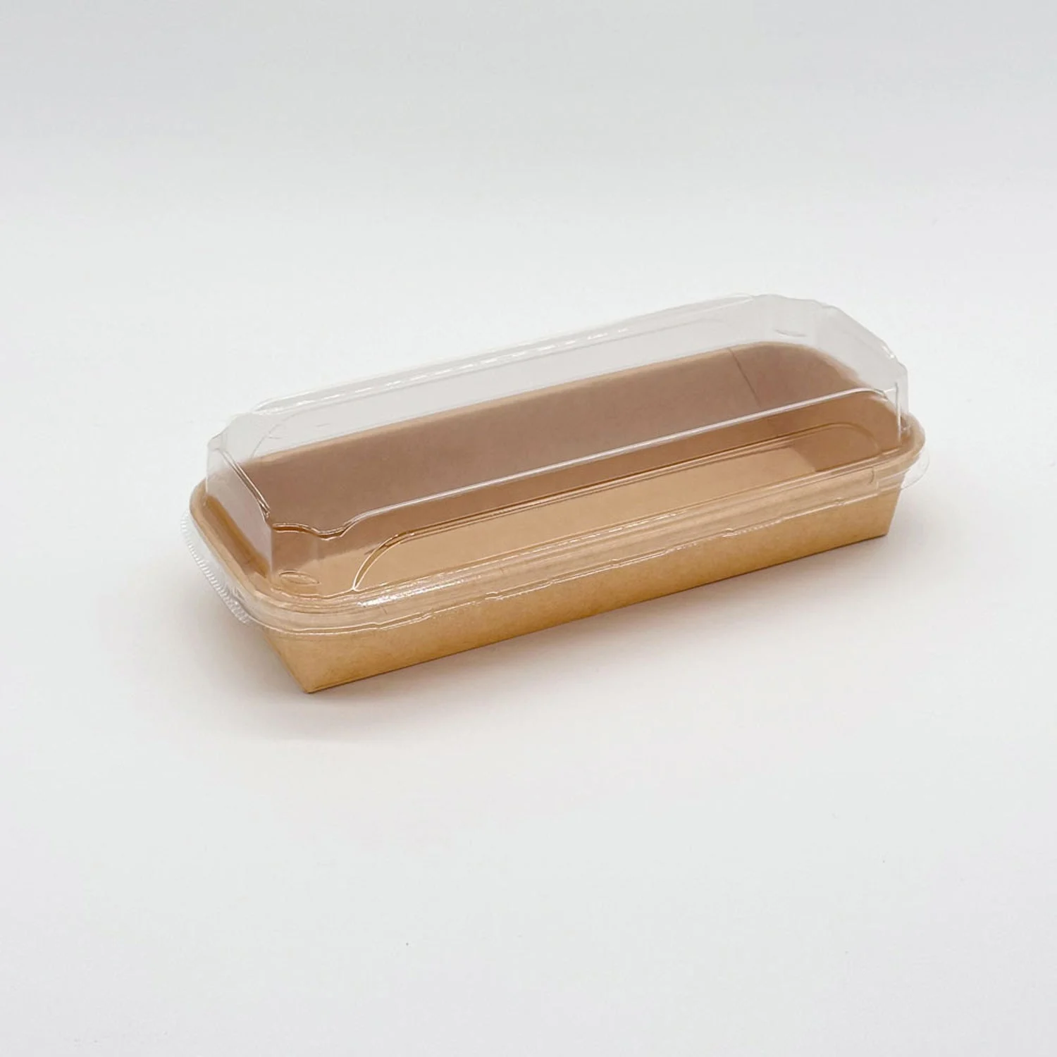 Trays, 8 x 4 x 1 Inch, Paper, Kraft, includes Lid,200 - 2 PIECE