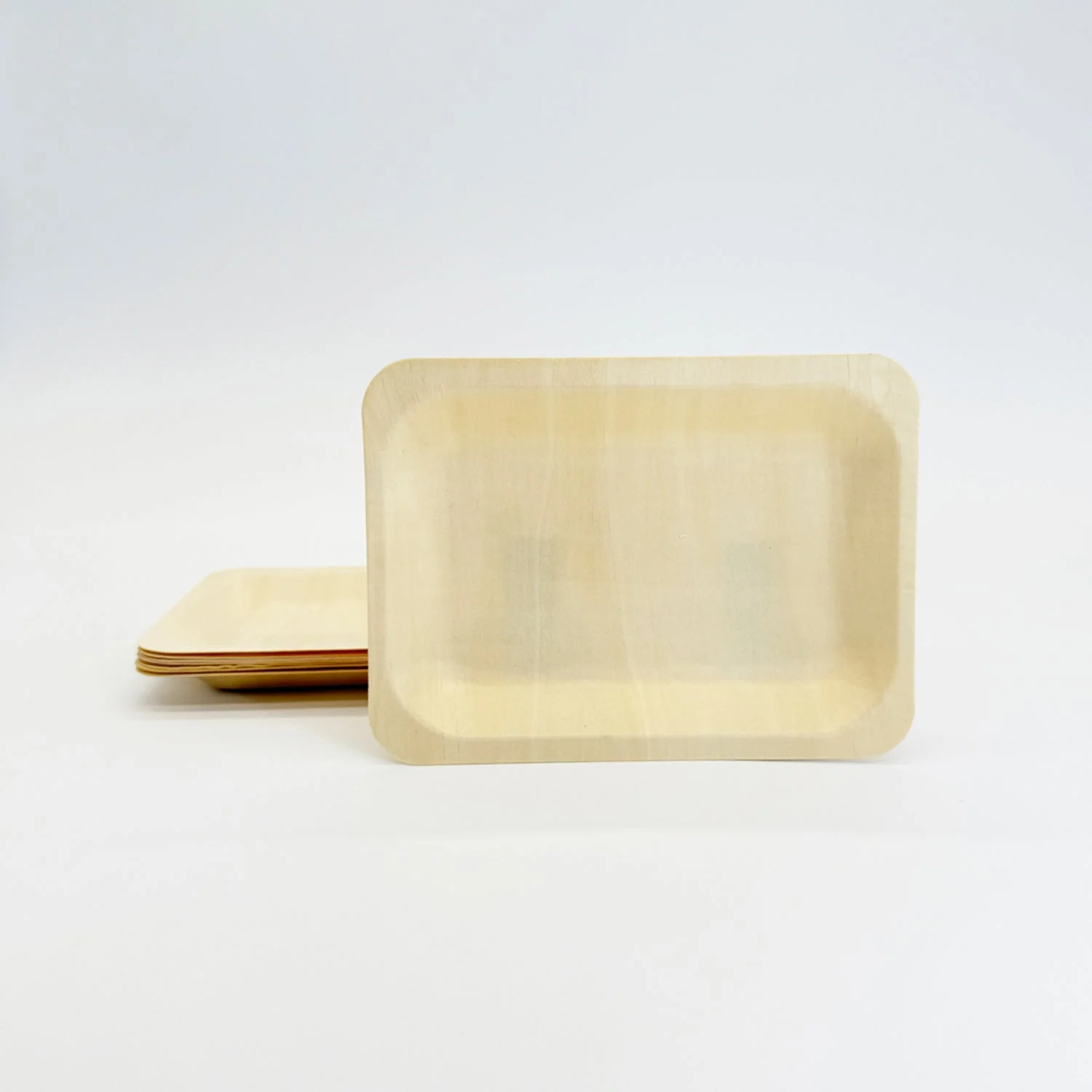Plates, 7.87 x 5.70 Inch, Wood,3 - 100 COUNT