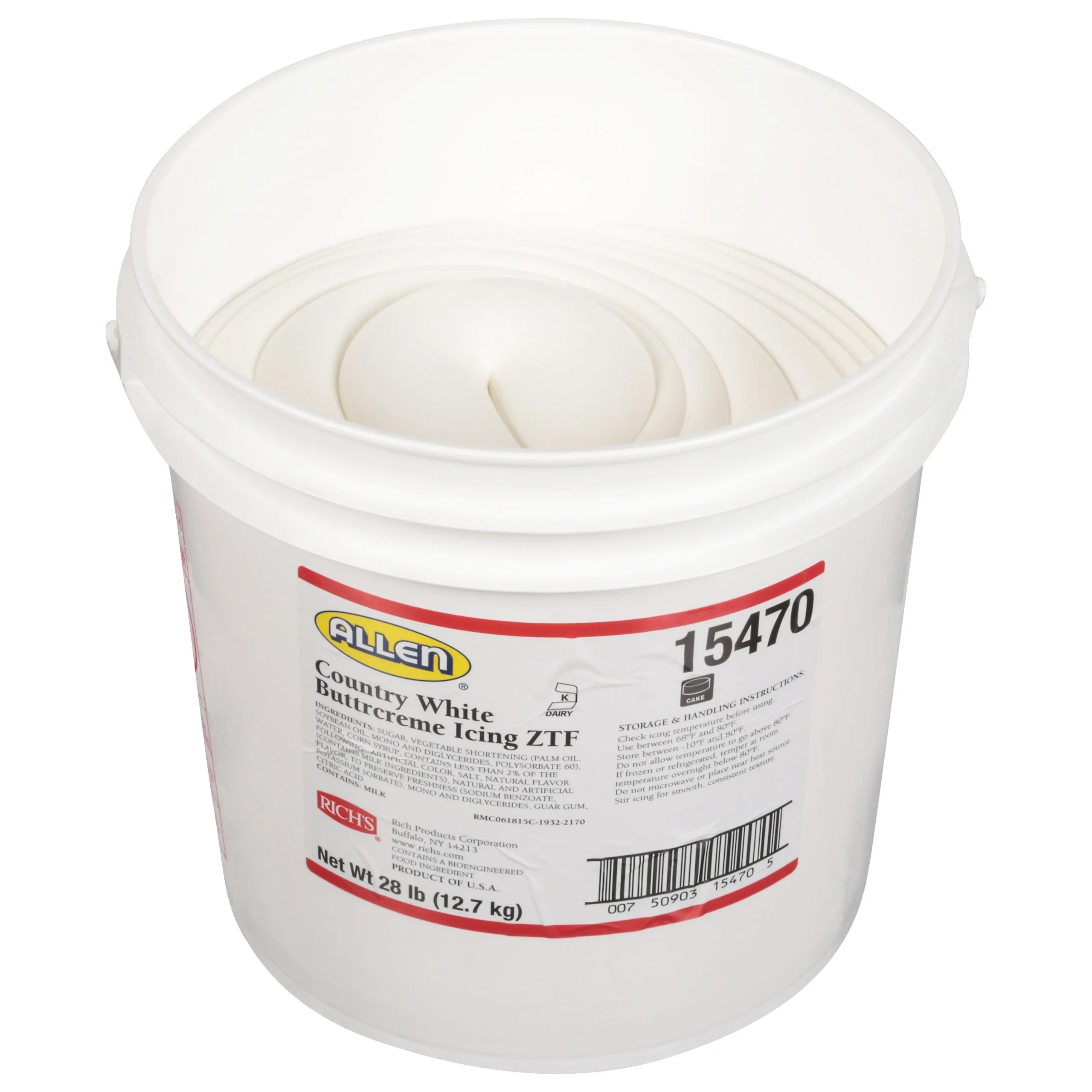 Icing, Buttercreme, Country White,1 - 28 POUND