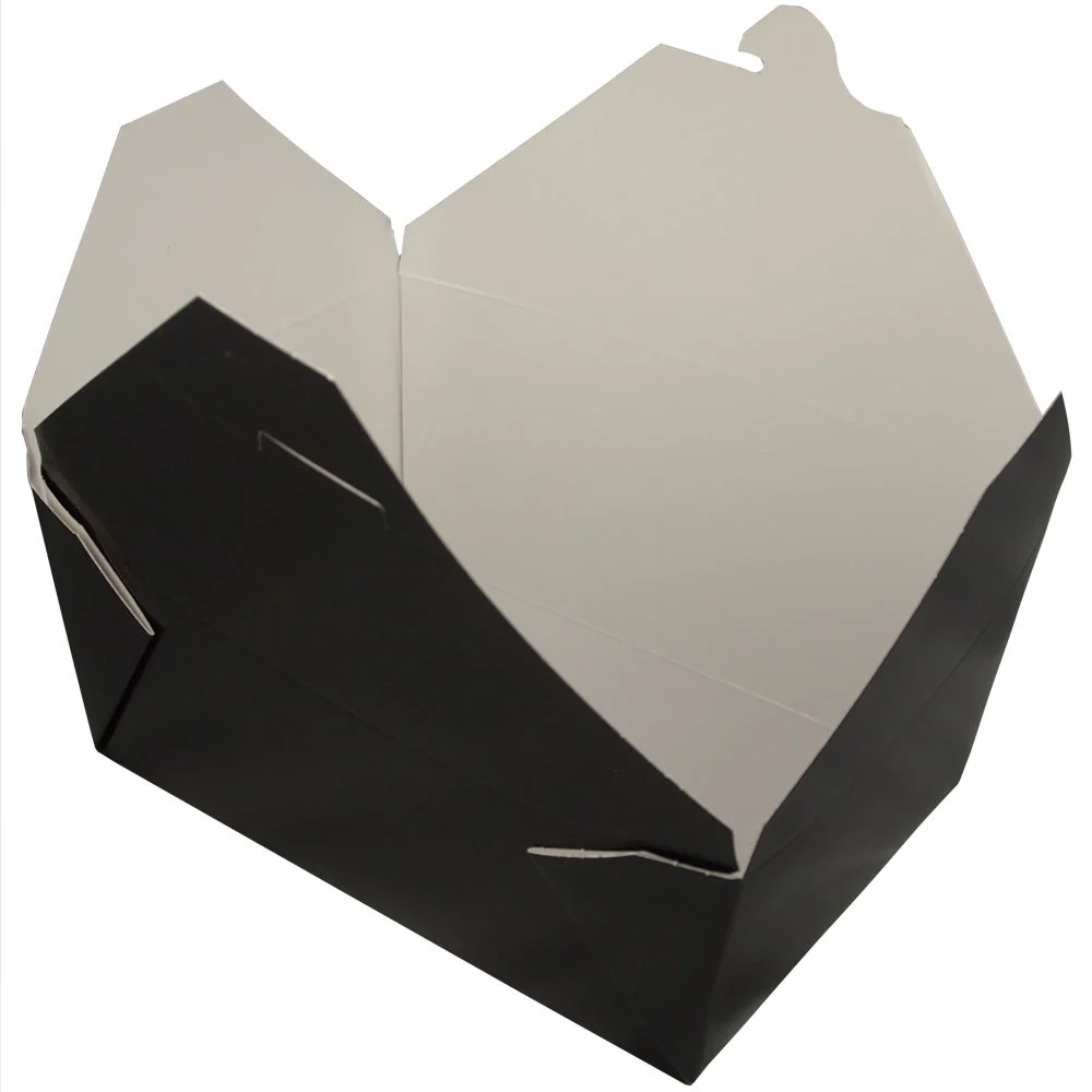 Containers, Food, #4, Paper, Black,4 - 40 COUNT
