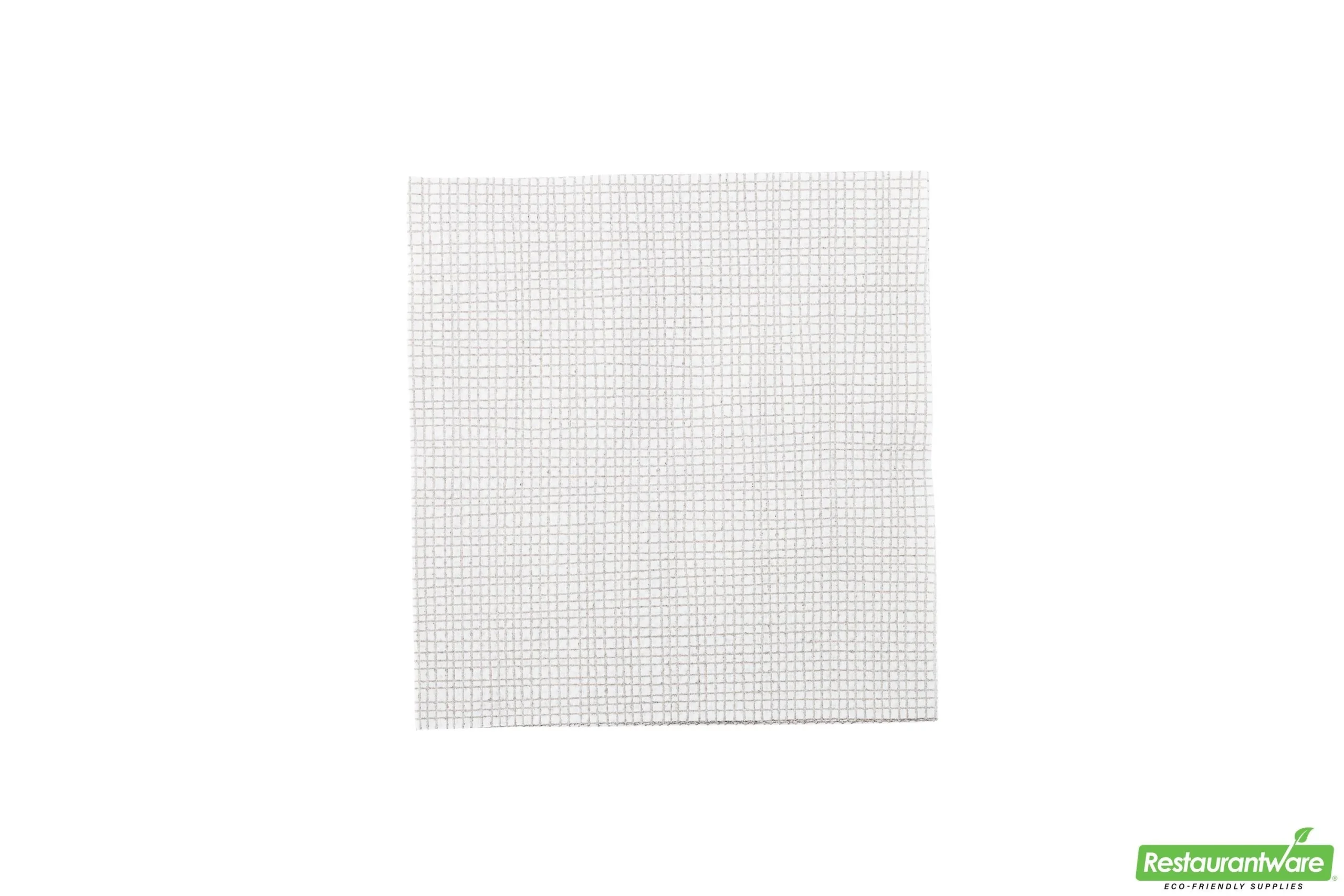 Napkins, Cocktail, 2 Ply, White with Grey Threads, 8 x 8 Inch, 8 Linear Inch,1 - 4800 COUNT