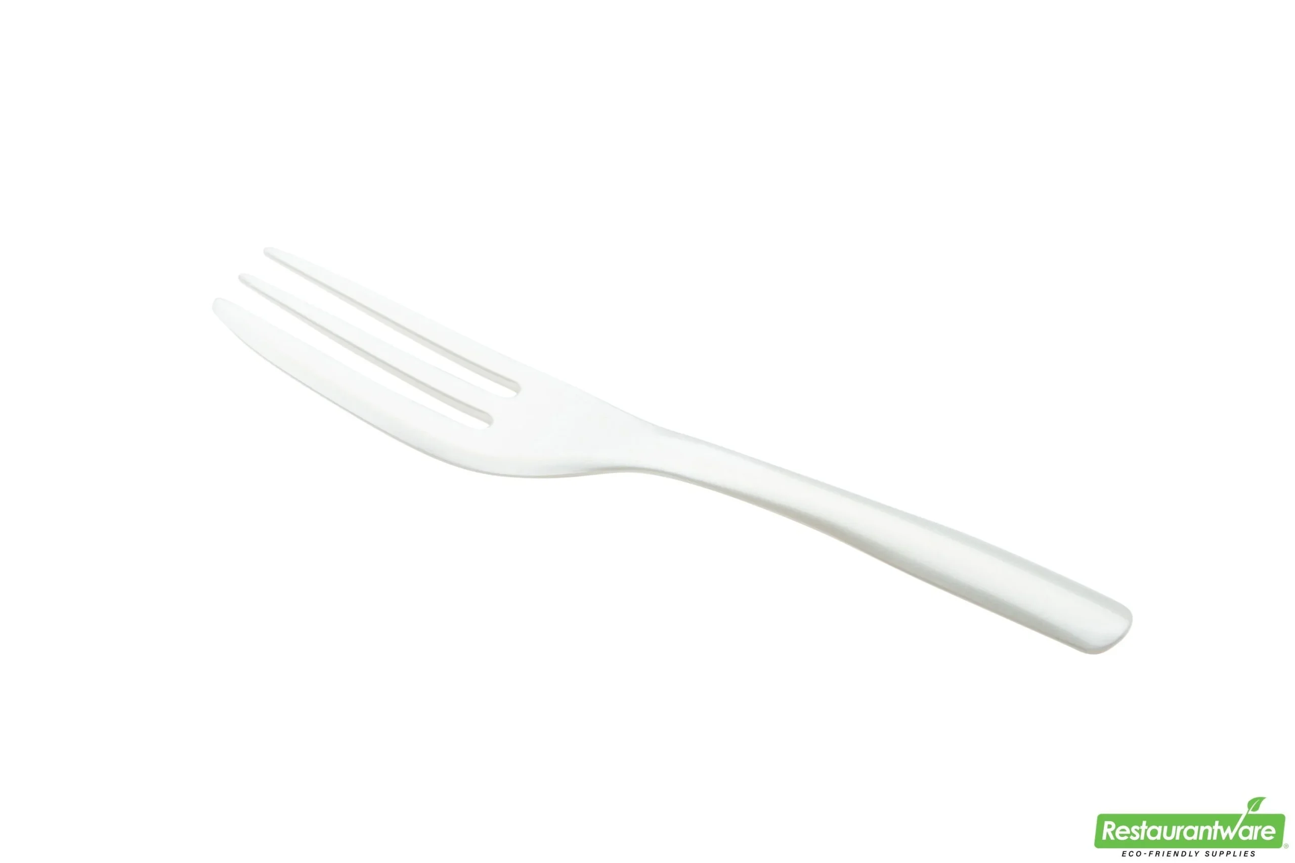 Forks, Cake, Heavyweight Plastic, Pearl White, 4 Inch, with Knife-Edge, 4 Linear Inch,1 - 500 COUNT