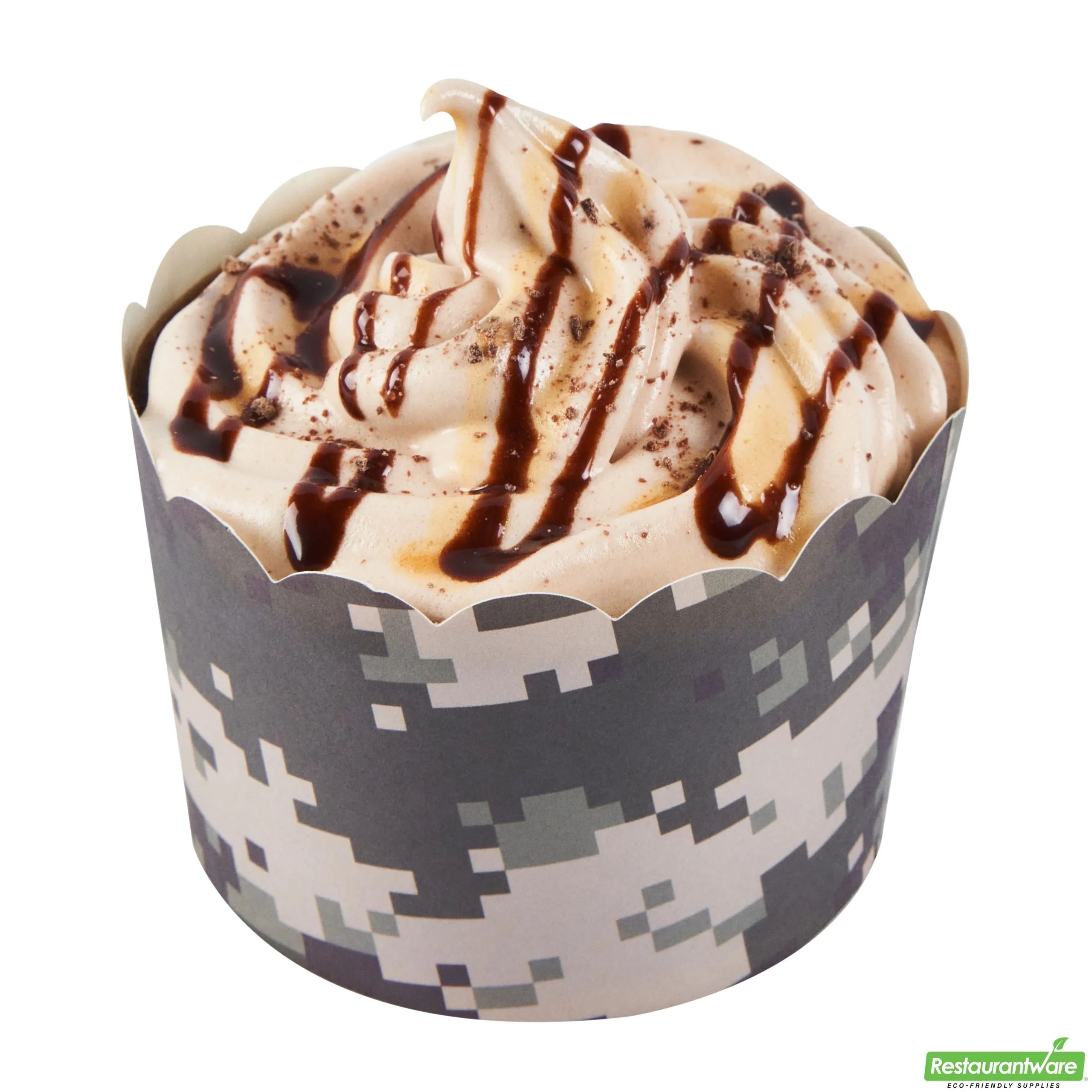 Cups, Baking, 10 Ounce, Paper, Assorted Color, Scallop, Jumbo 3.50 x 3.50 x 2.50 Inch, Round,200 - 1 EACH