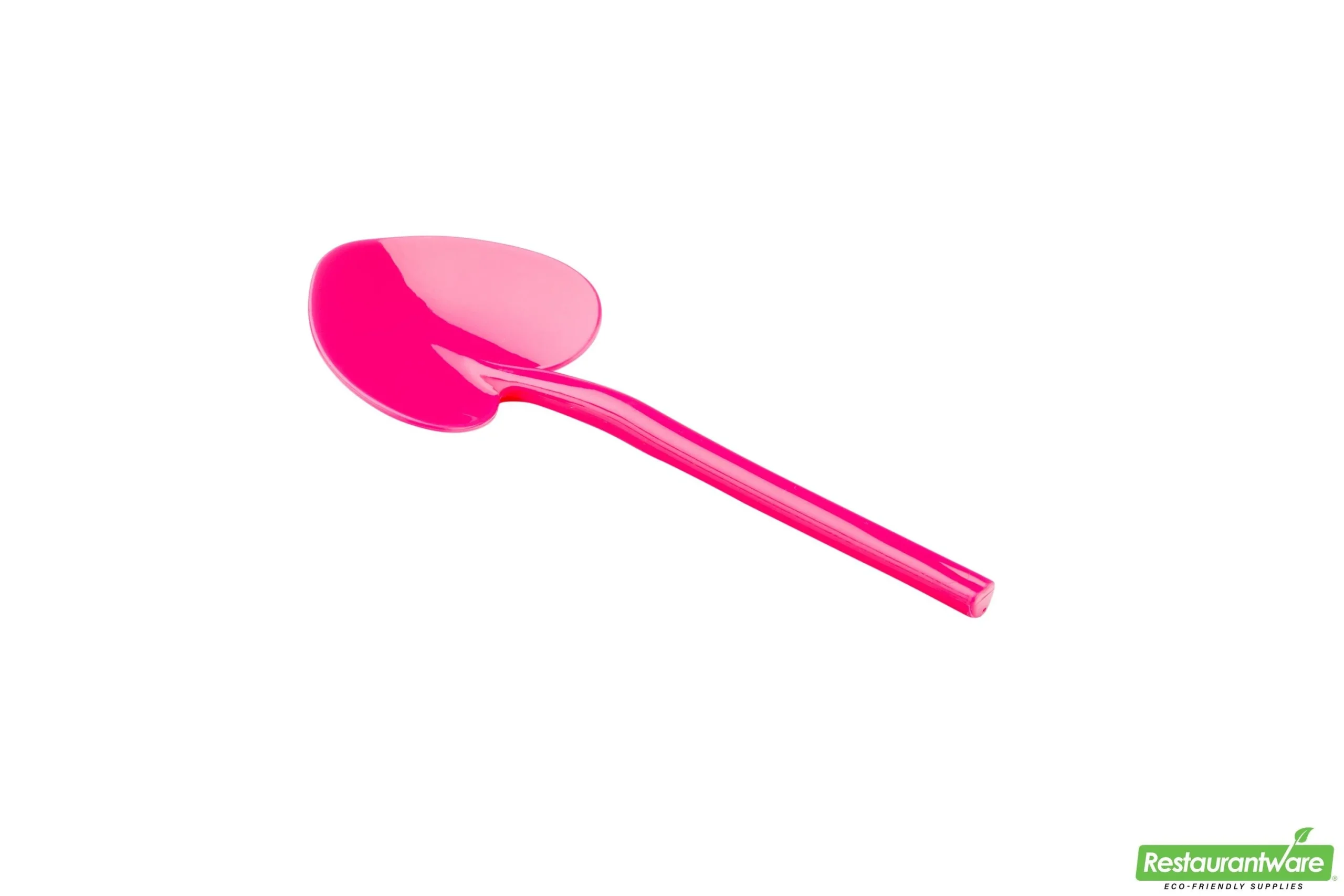 Spoons, Dessert, Love Shovel, Heavyweight Plastic, Magenta, 3.5 Inch, 3.5 Linear Inch,1 - 500 COUNT