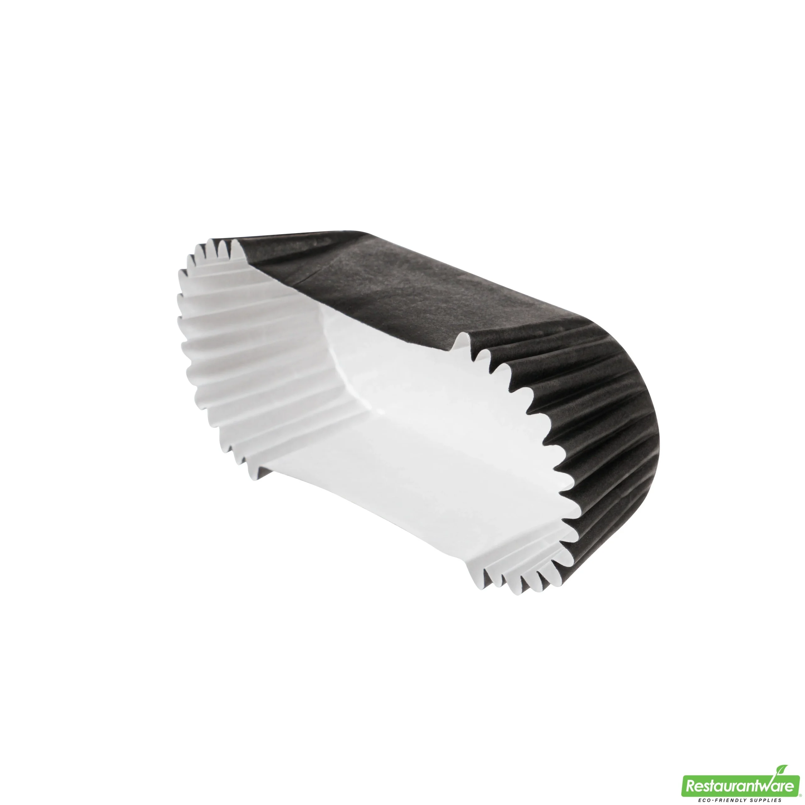Cups, Baking, 1 Ounce, Paper, Black, Ridged, 3.50 x 1.50 x 0.75 Inch, Elliptical,200 - 1 EACH