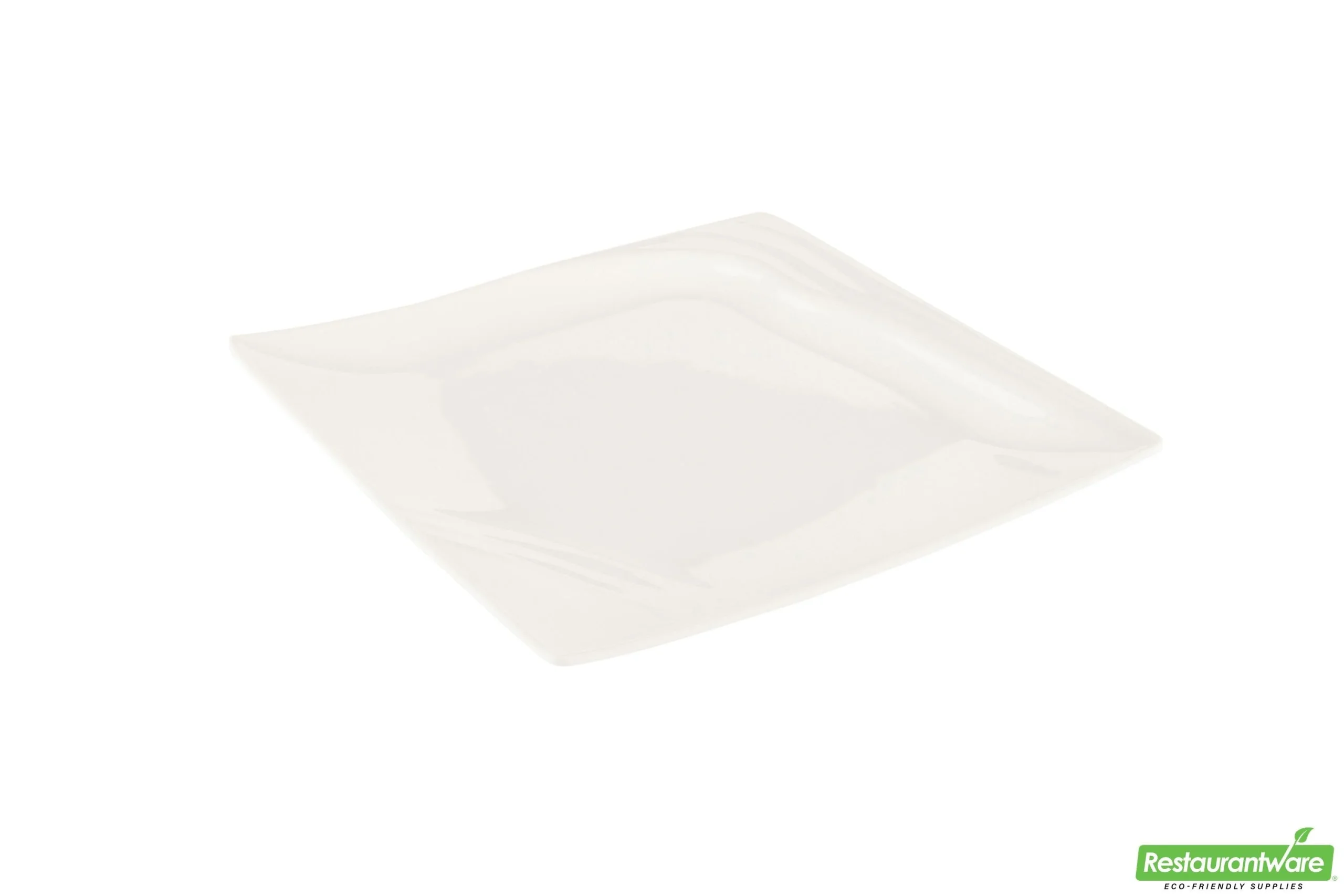 Plates, Extra Large Flare, Voga Melamine, 14 Inch, White, Square, 14 Linear Inch,1 - 10 COUNT