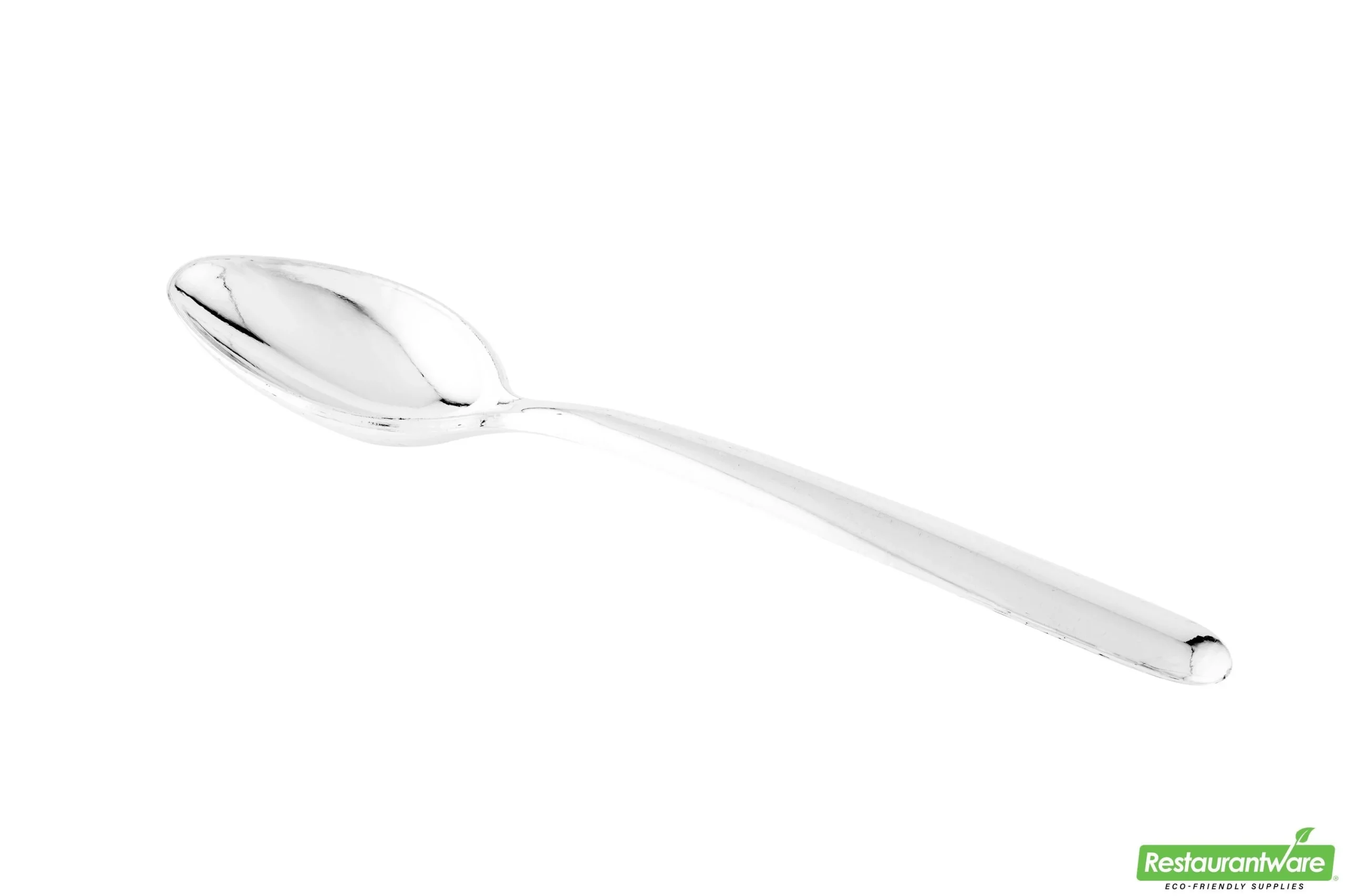 Spoons, Moderna Dessert, Plastic, Silver, 5.5 Linear Inch,1 - 250 COUNT