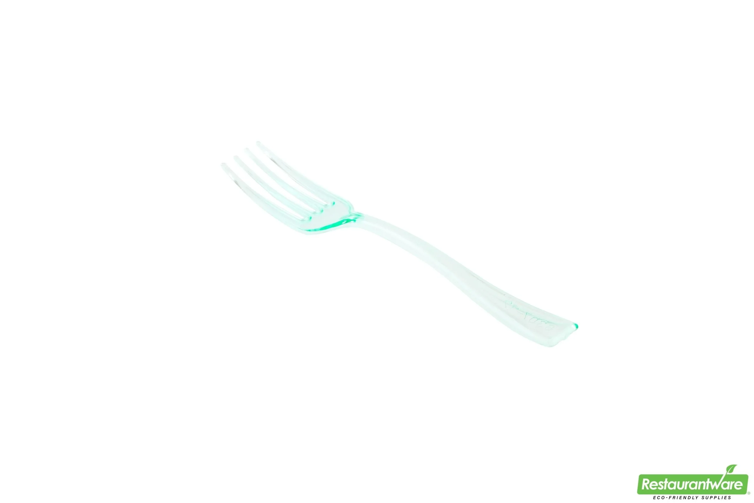 Forks, Plastic, Sea Green, 4 Inch, 4 Linear Inch,1 - 500 COUNT