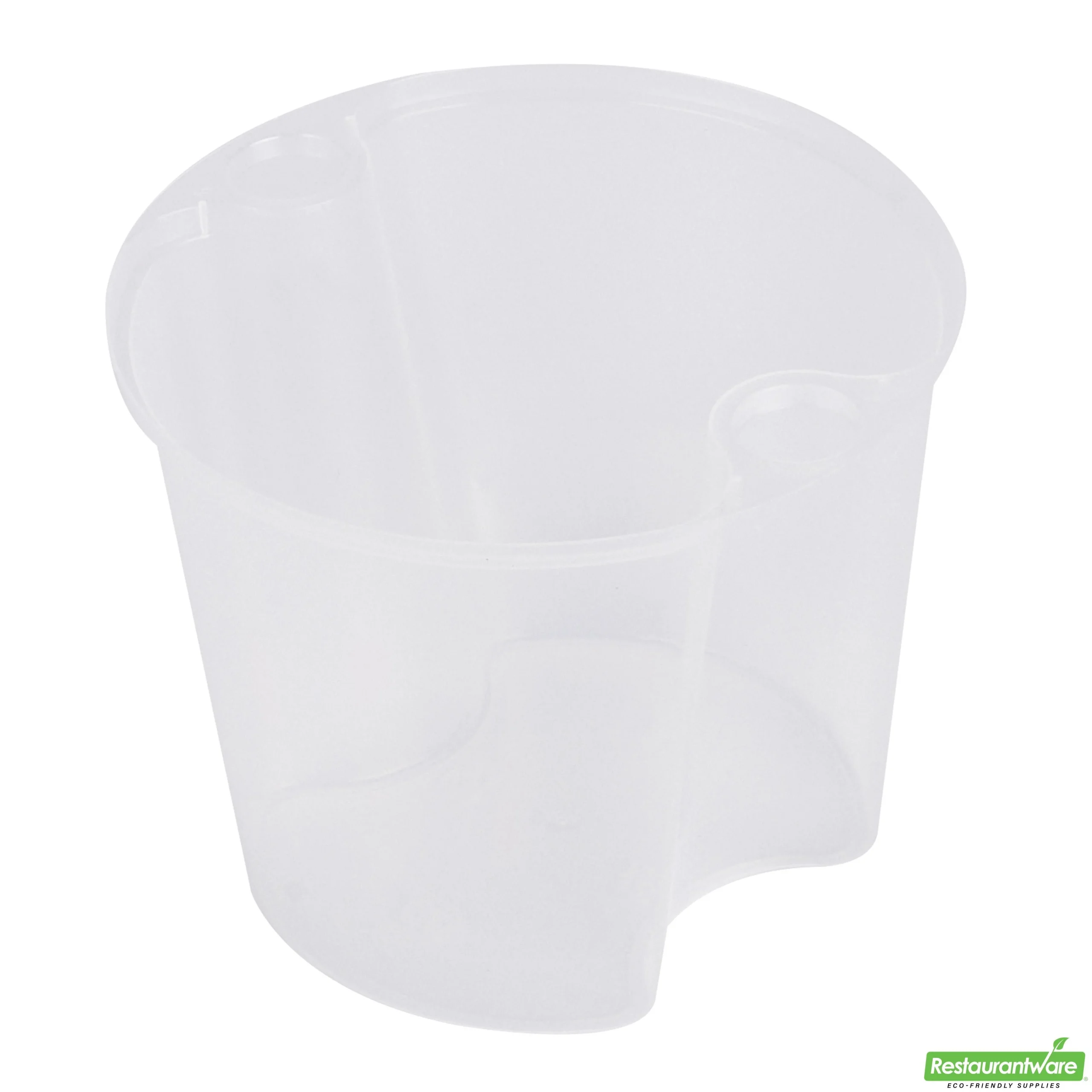 Inserts, Container, Asporto 24 Ounce, Microwavable Plastic, Clear, for 32/40/48 Ounce Soup Containers, Round,2 - 50 COUNT