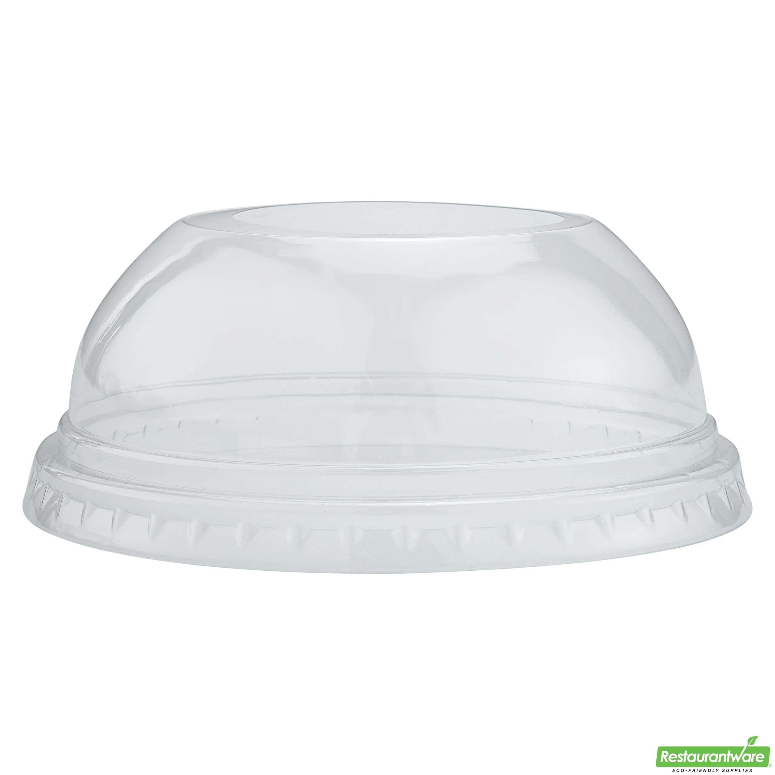 Lids, Dome, RW Base, Plastic, Clear, 3.75 x 3.75 x 1.50 Inch, for Plastic Dessert Cup, Round, Contains Hole,10 - 50 COUNT