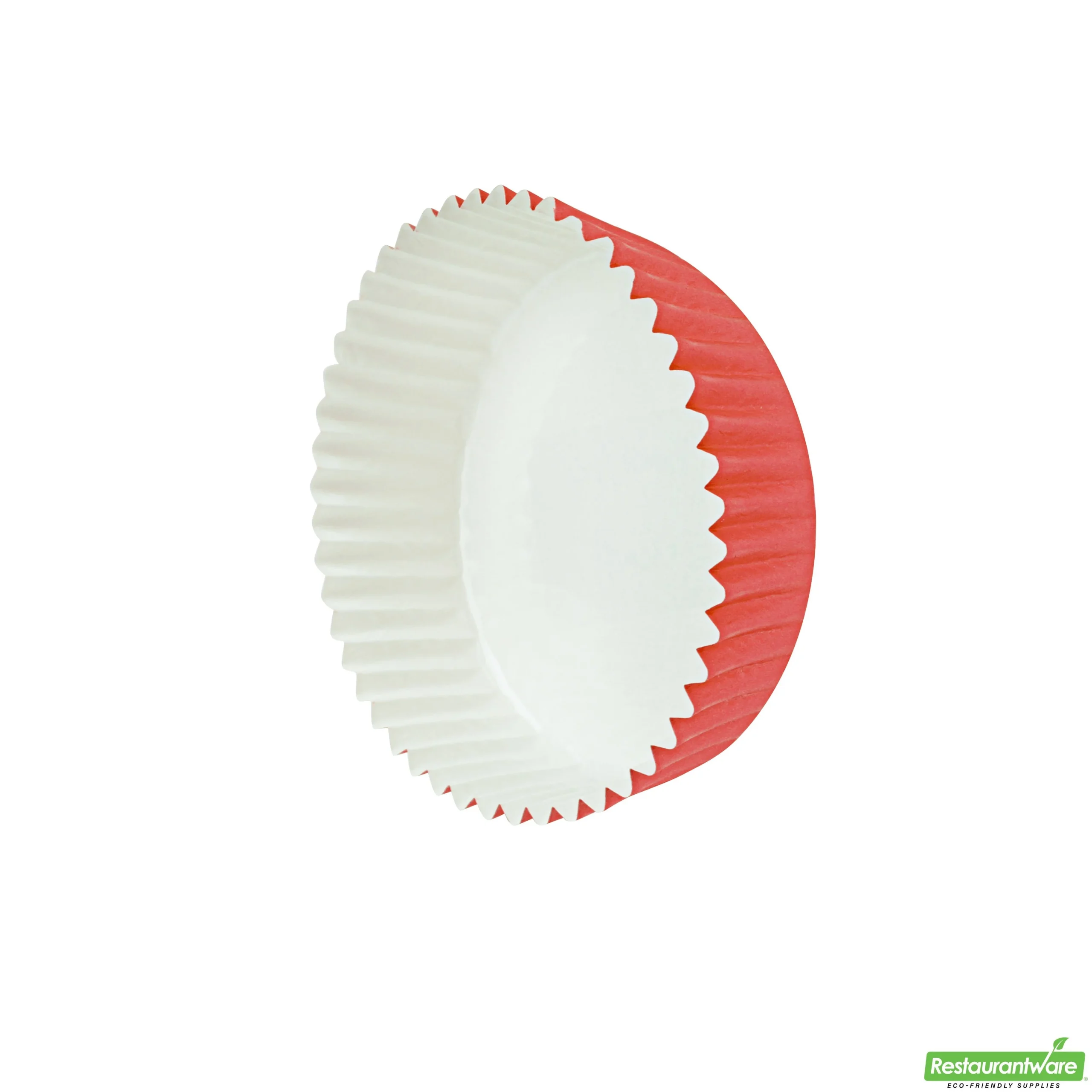Cups, Baking, 4 Ounce, Paper, Red, Ridged, 3.50 x 3.50 x 1 Inch, Round,200 - 1 EACH