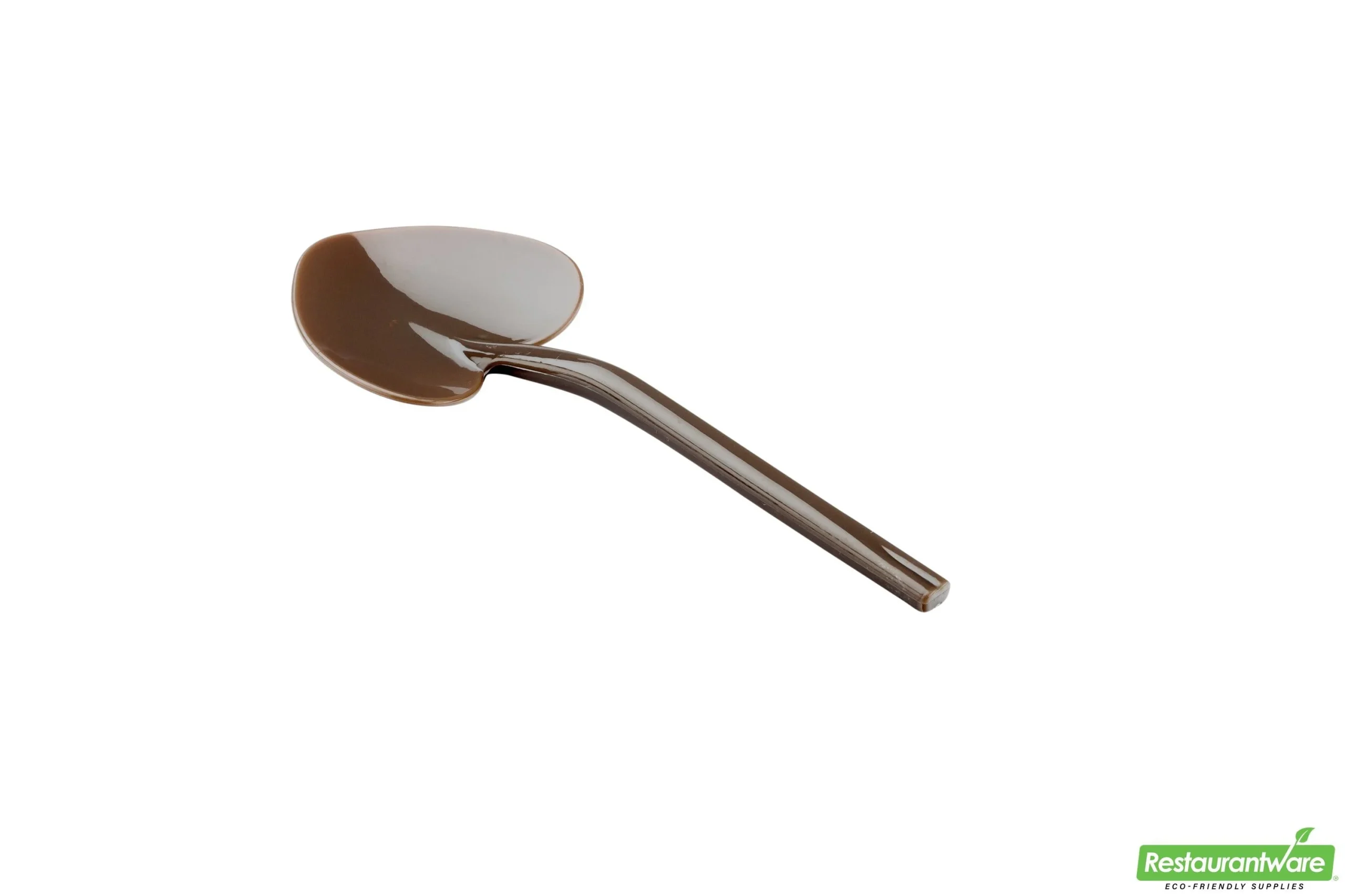 Spoons, Dessert, Love Shovel, Heavyweight Plastic, Fashion Grey, 3.5 Inch, 3.5 Linear Inch,1 - 100 COUNT