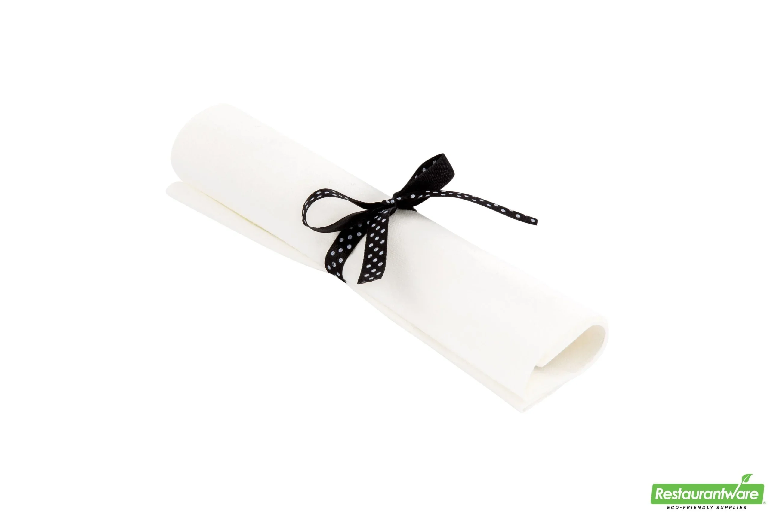 Cutlery Kits, Argento Fork/Knife/Spoon, Plastic, Black, with Premium White Napkin, 7.3 Linear Inch,1 - 100 COUNT