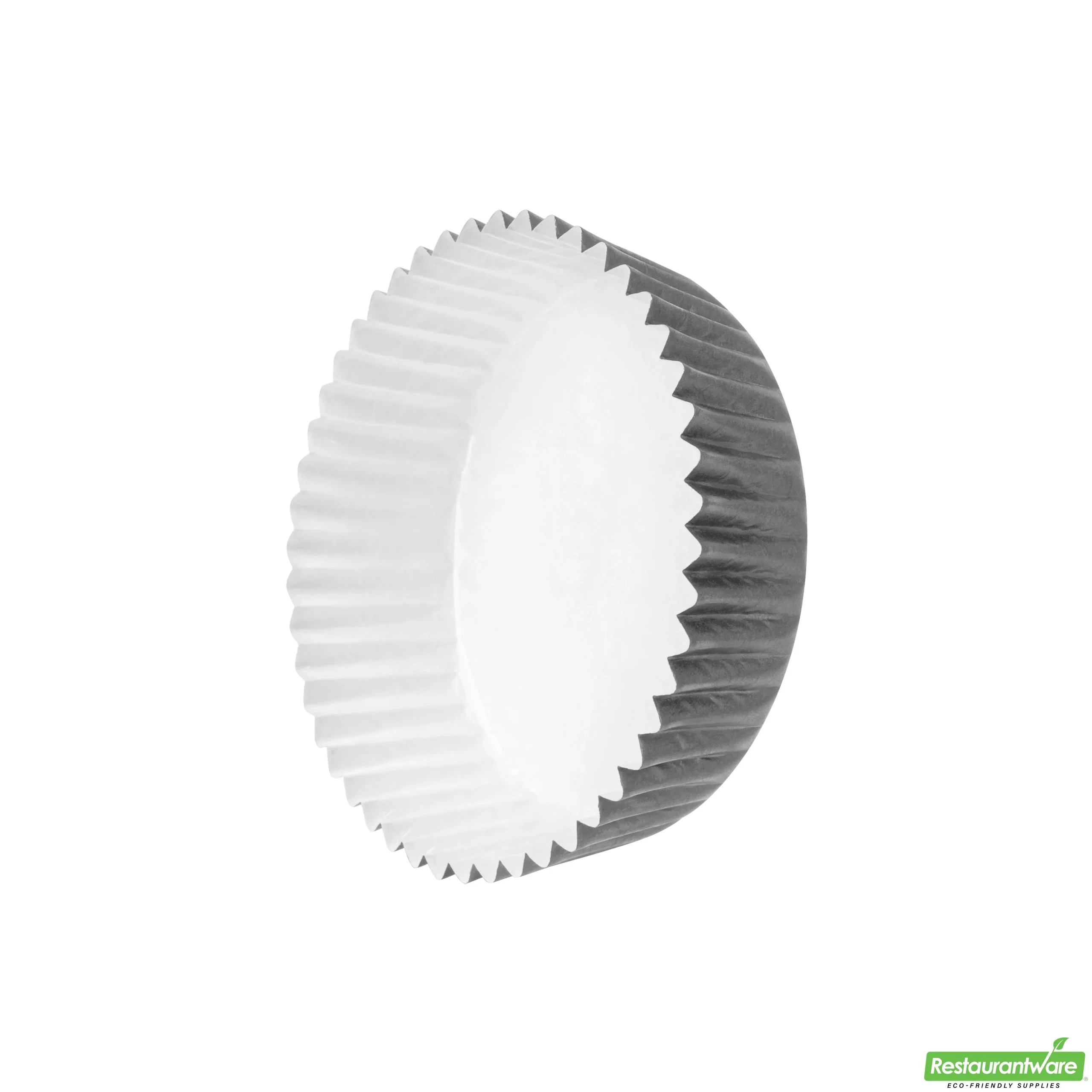 Cups, Baking, 4 Ounce, Paper, Gray, Ridged, 3.50 x 3.50 x 1 Inch, Round,200 - 1 EACH