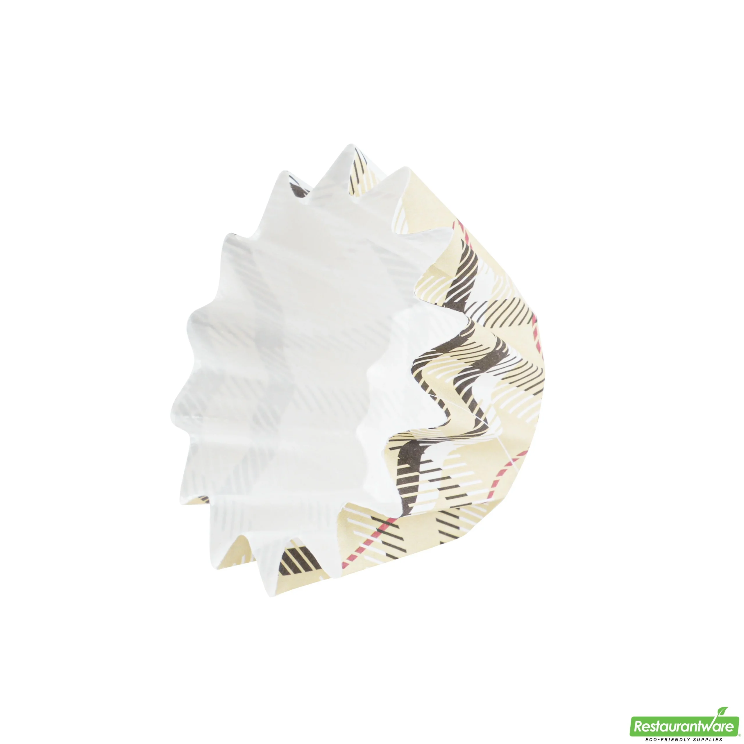 Cups, Baking, 0.40 Ounce, Paper, Plaid, Flared, Mini 2 x 2 x 0.50 Inch,200 - 1 EACH