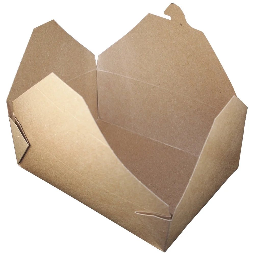 Containers, Food, #3, Paper, Kraft, Recycled,4 - 50 COUNT