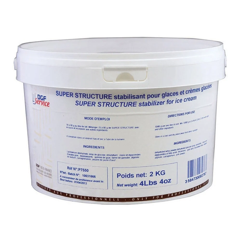 Stabilizer, Ice Cream, Powder, Shelf-Stable,1 - 4.4 POUND