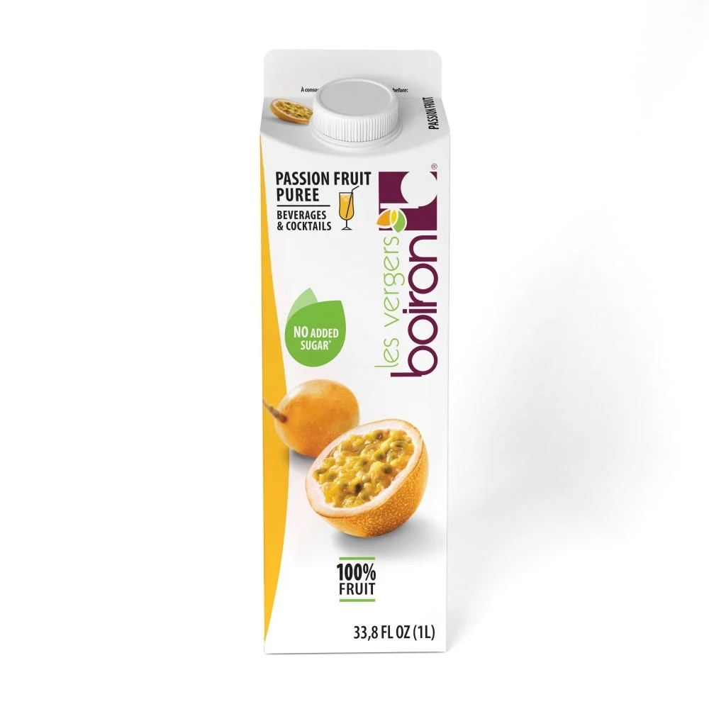 Puree, Fruit, Passion Fruit, Shelf-Stable,6 - 1 LITER
