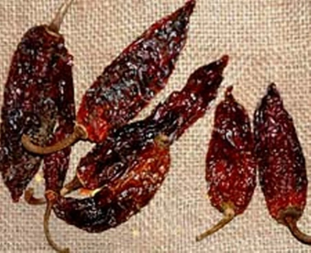 Peppers, Pasilla De Oaxaca Chili, Whole, Dried, Bulk,1 - 10 POUND