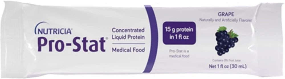 Supplement, Protein Drink, Sugar-Free, Grape, Single-Serve, Shelf-Stable, Packets, 1 Ounce,4 - 24 COUNT