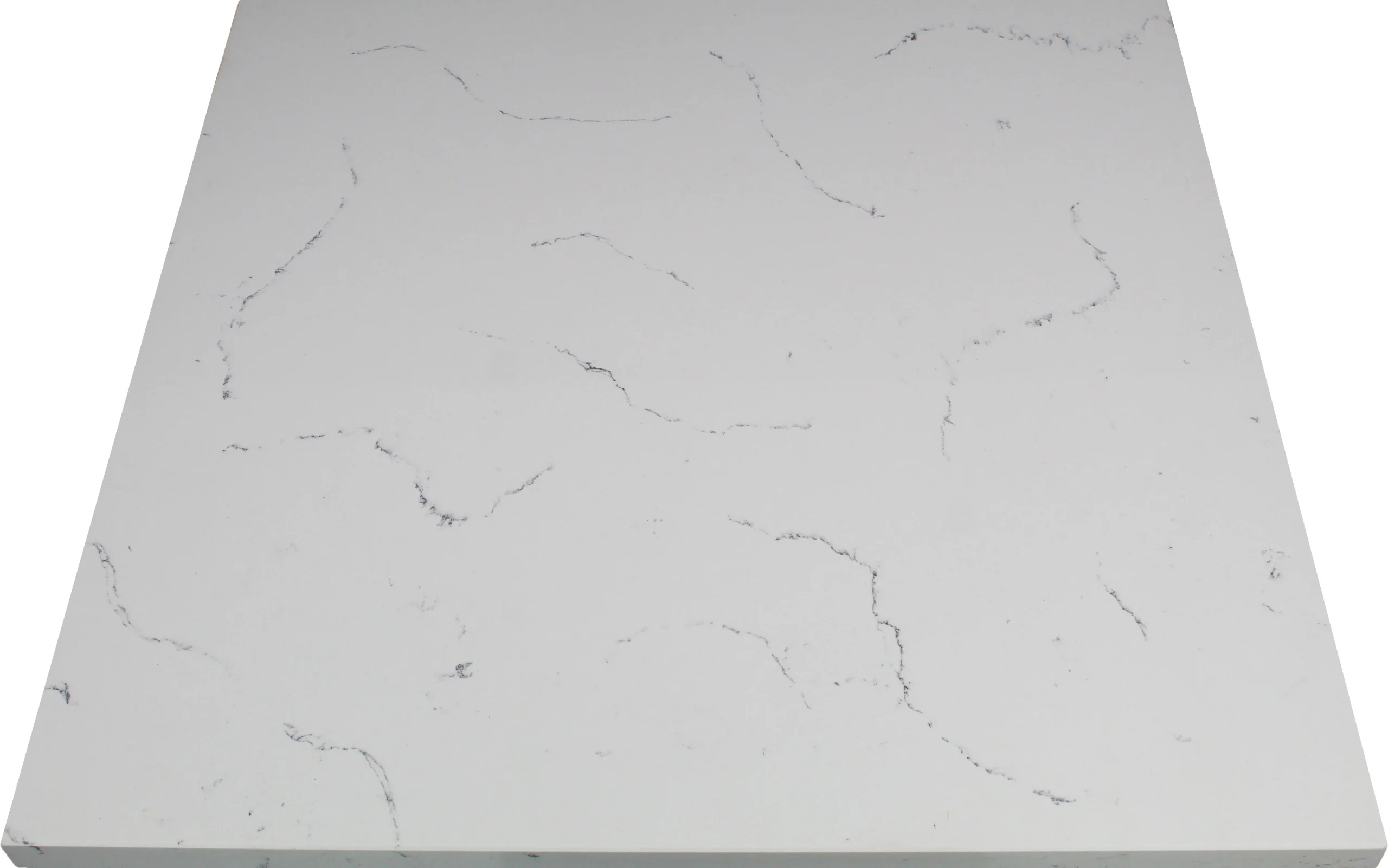 Tabletop, 30 x 42 Inch, Quartz, Carrera White,1 - 1 COUNT
