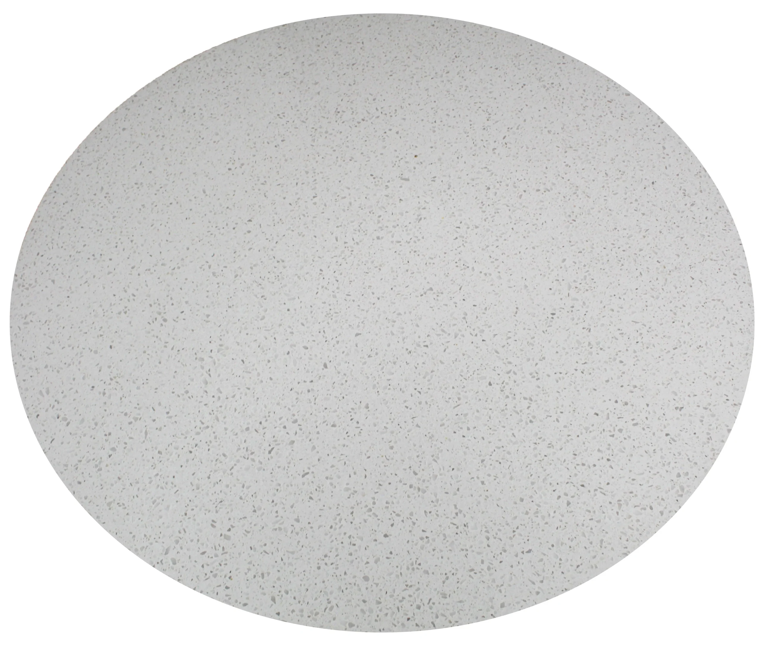 Tabletop, 54 Inch, Quartz, Snow White, Round,1 - 1 COUNT