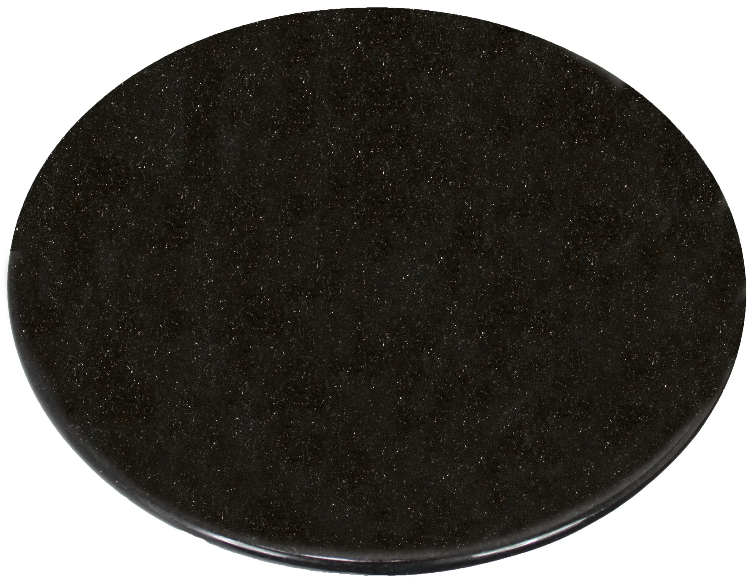 Tabletop, 24 Inch, Granite, Black Galaxy, Round,1 - 1 COUNT