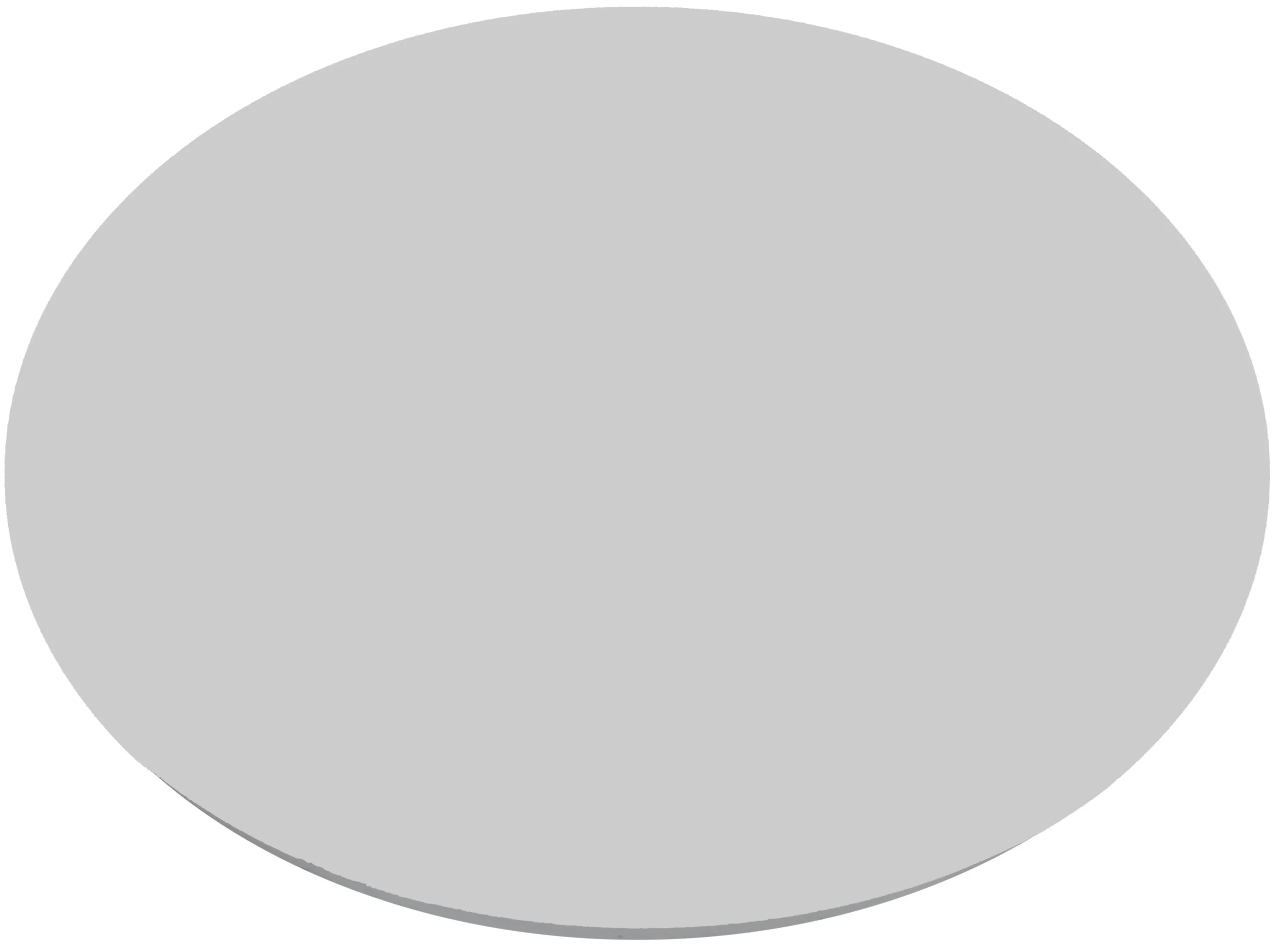 Tabletop, 54 Inch, Quartz, Winter White, Round,1 - 1 COUNT