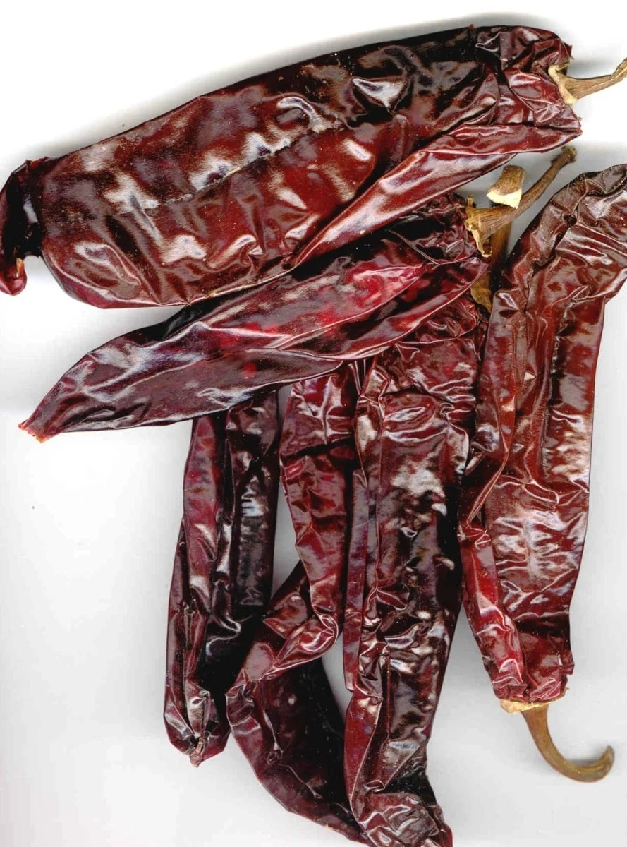 Peppers, New Mexico Chili, Whole, Mild, Dried, Bulk,1 - 25 POUND
