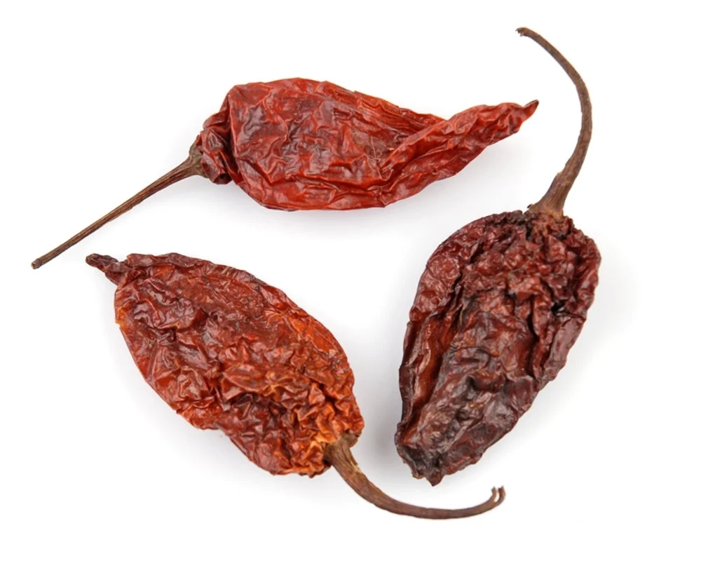 Peppers, Ghost Chili, Whole, Dried, Bulk,1 - 1 POUND