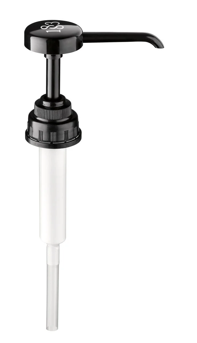 Pumps, Plastic, Black, 0.5 Ounce per Pump, for 1883 Sauce Bottles,1 - 4 COUNT
