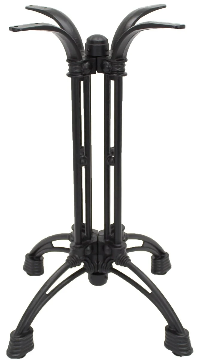 Table Base, 20 Inch, Bar Height, Matte, Black, Ornate,1 - 1 COUNT