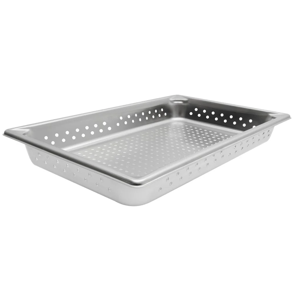 Pan, Steam Table, Full-Size, Perforated, 2 Inch Deep, Stainless Steel,1 - 1 COUNT