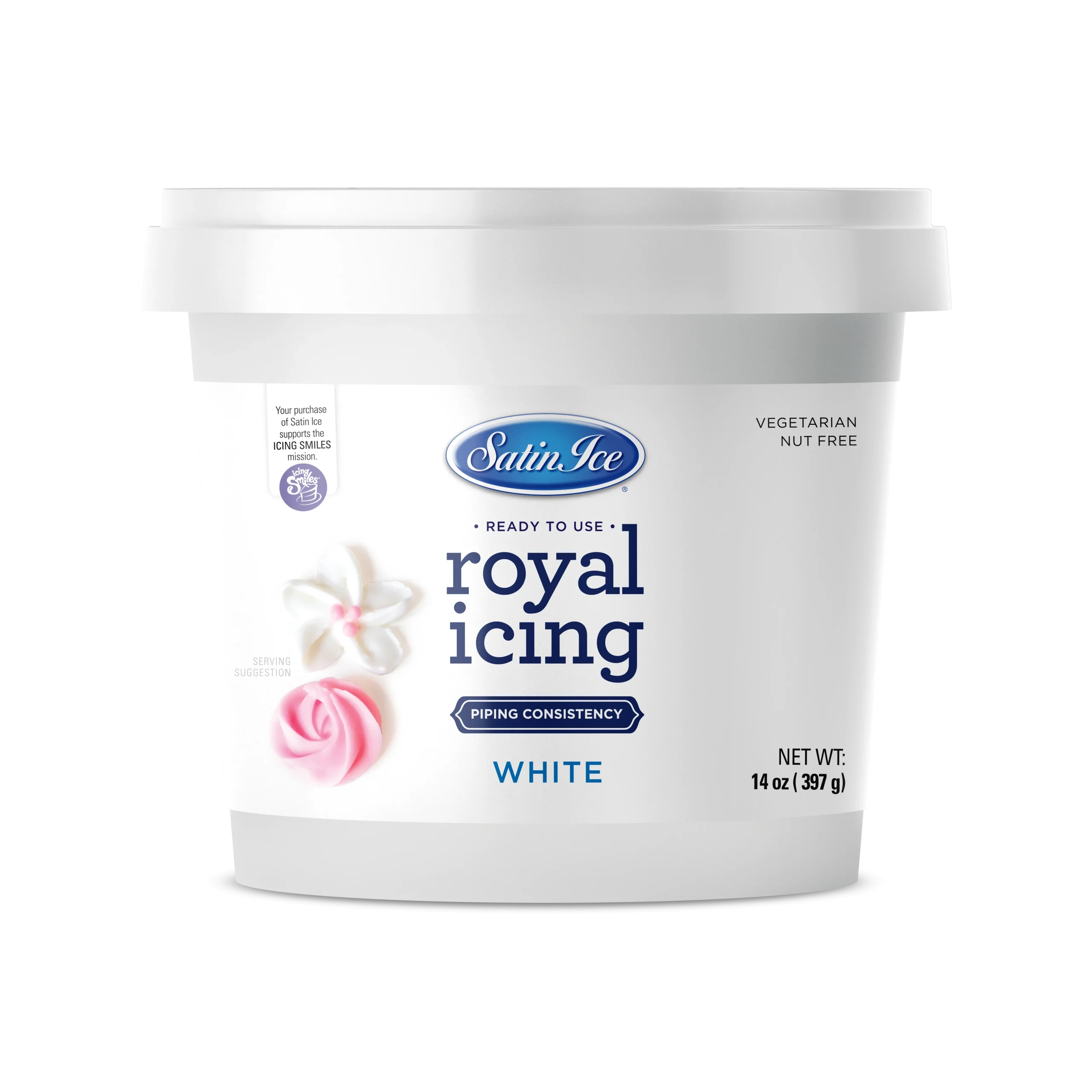 Icing, Royal, White, Ready-To-Use,3 - 14 OUNCE