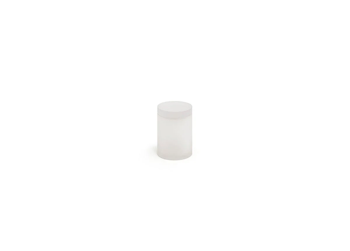 Jars, Storage, 3 x 3 x 4.25 Inch, Round, Frosted,6 - 1 COUNT