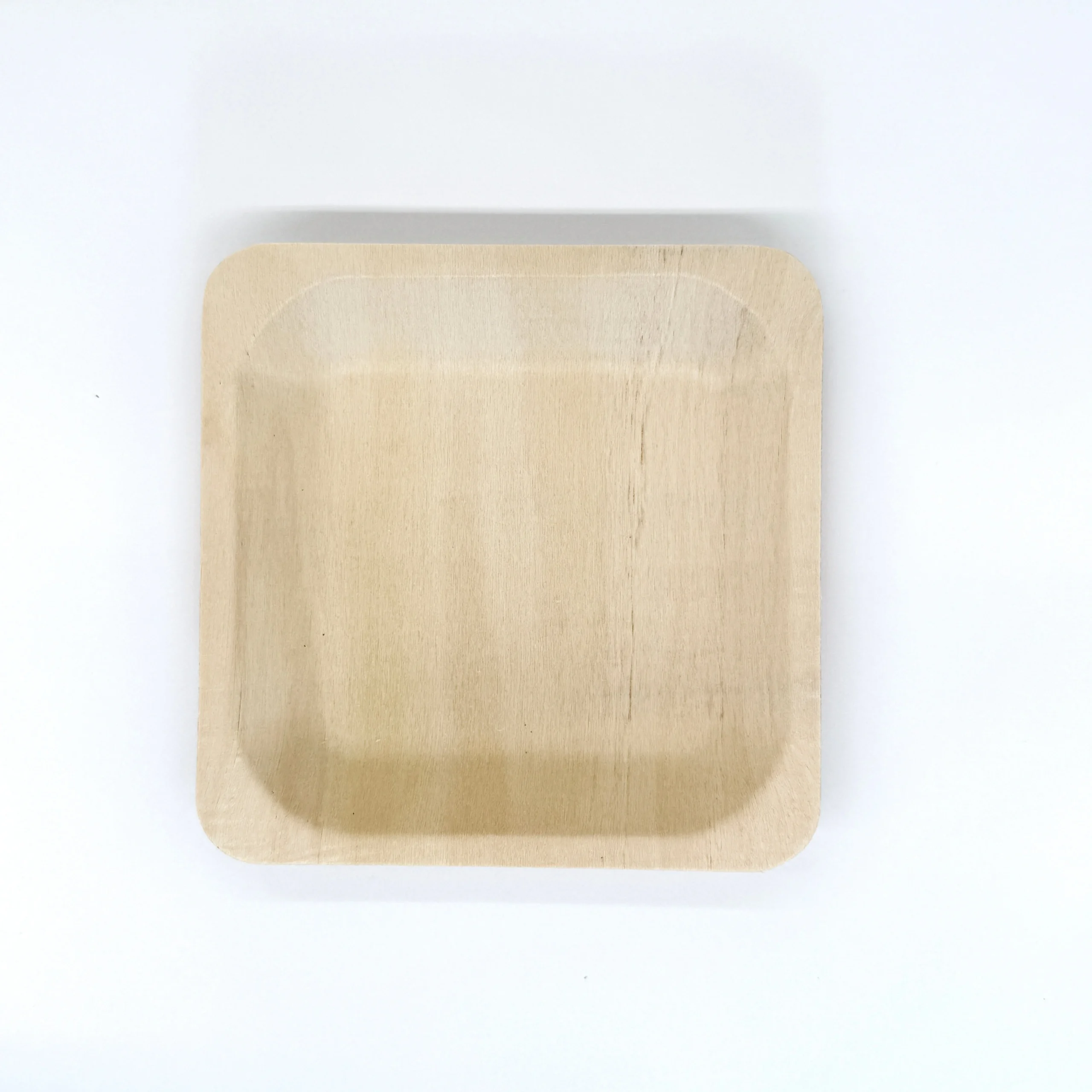 Plates, 5.5 Inch, Paper, Wooden-Style, Square,300 - 1 EACH
