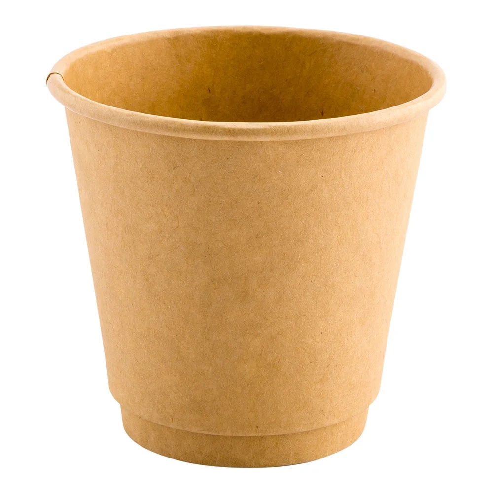 Cups, Hot, 8 Ounce, Paper, Kraft, Double Wall,1 - 25 COUNT