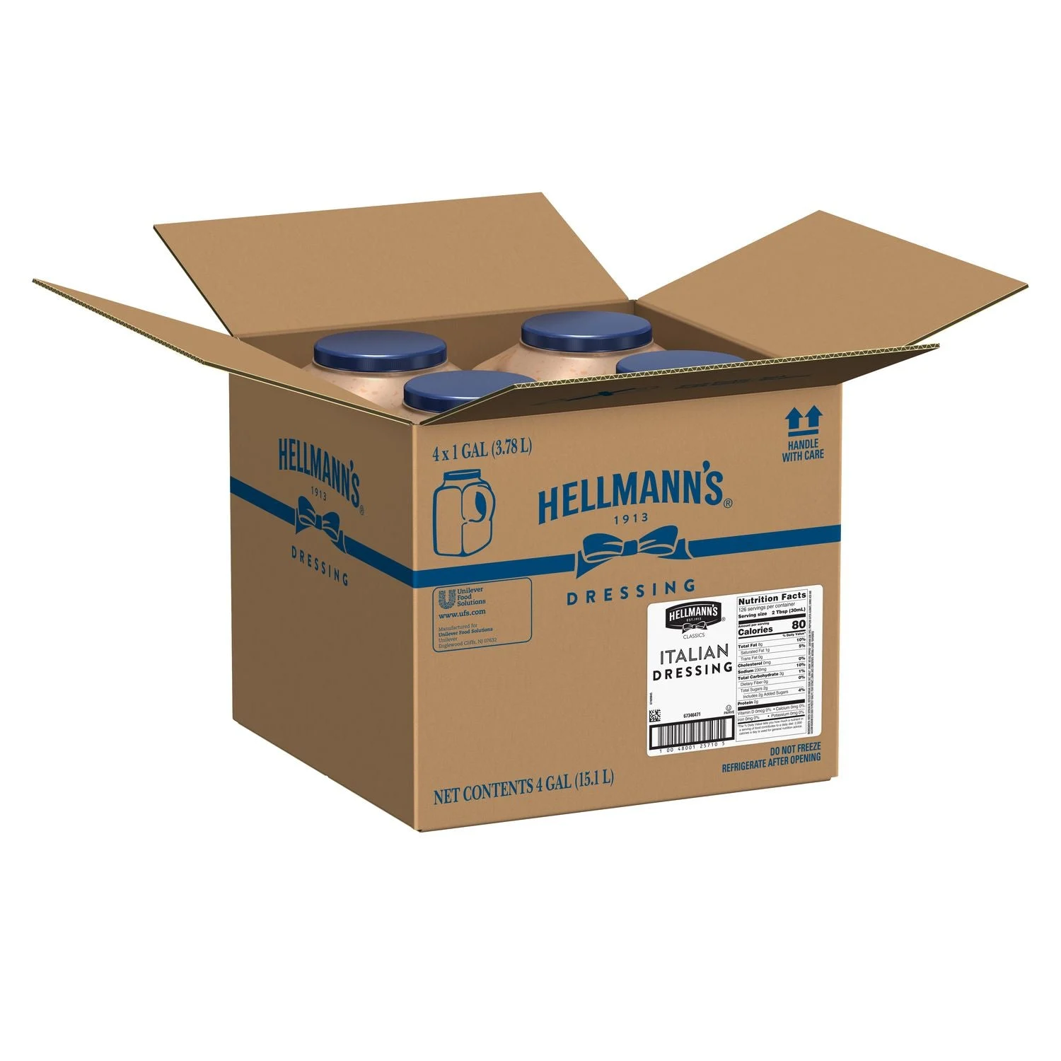 Hellmann's Dressingscondiments Classic Italian Ga 1 Gallon - 4 Per Case.