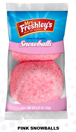 Mrs. Freshley's Pink Snoball 2 Each - 48 Per Case.