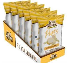 Good Natured White Cheddar Puff 2.375 Ounce Size - 6 Per Case.