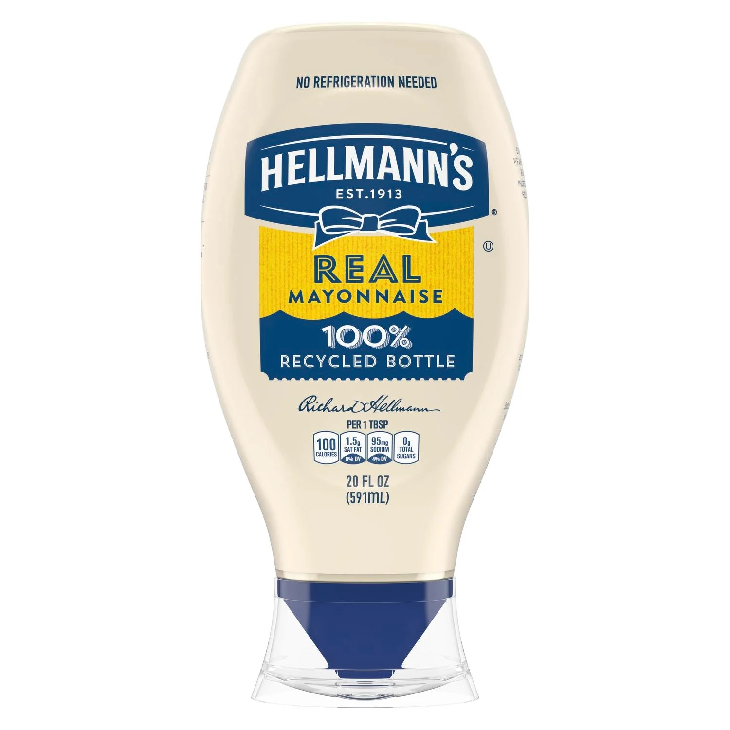 Hellmann's Spread Real Mayonnaisemade With Cage Free Eggs 20 Fluid Ounce - 12 Per Case.