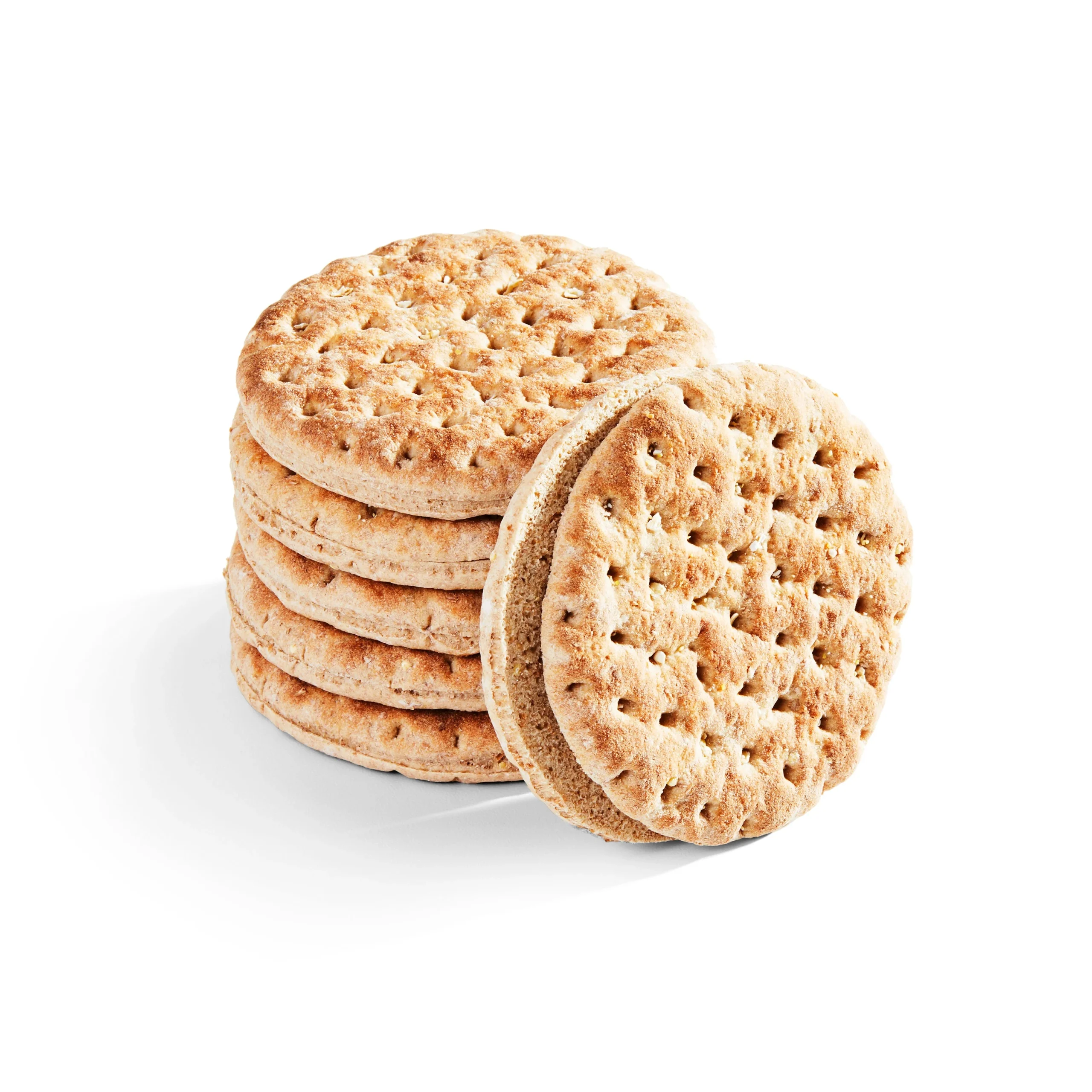 Klosterman Thick Multigrain Flatbread 4 Inch Round 144 Count Packs - 1 Per Case.