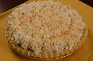 Pie Coconut Creme 10 Inch No Sugar Added 43 Ounce Size - 4 Per Case.