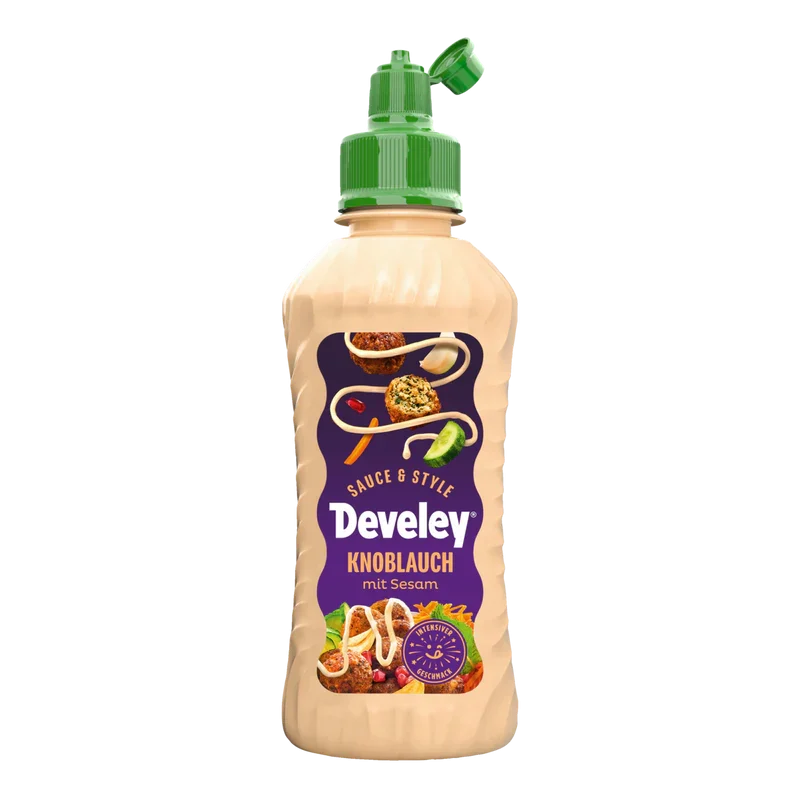 Develey Sauce & Style Knoblauch mit Sesam 225ml / 7.61fl.oz.