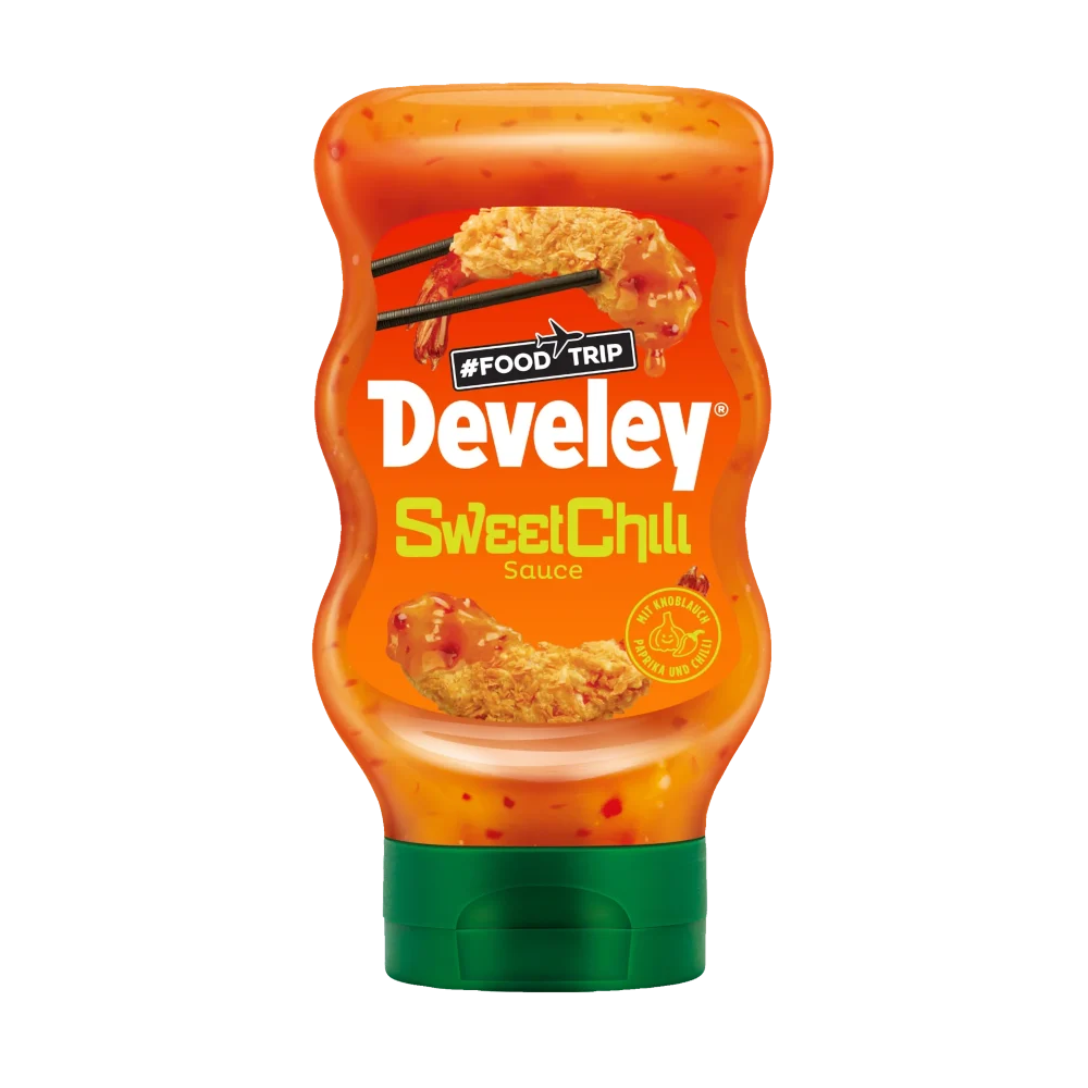 Develey Food Trip Sweet Chili Sauce Vegan 300ml / 10.14fl.oz.