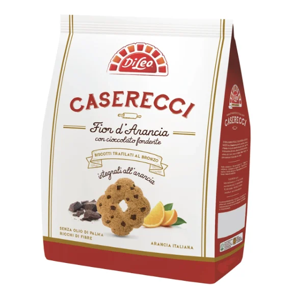 Di Leo Casercci Fior d'Arancia Integrali Whole Wheat Cookies 600g