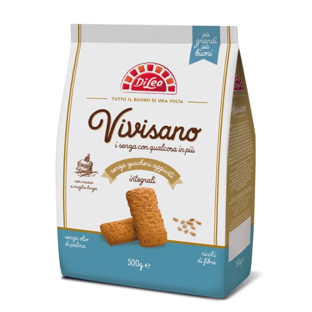 Di Leo Vivisano Whole Wheat Cookies 500g