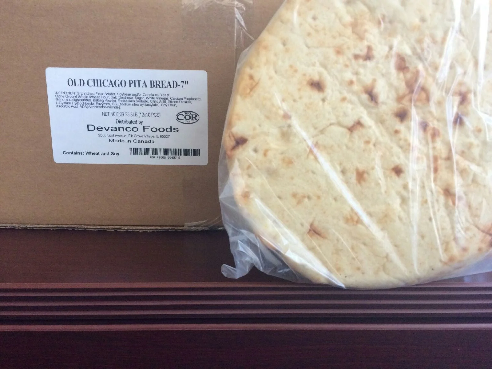 Old Chicago Pita Bread 7 Inch 1 Each - 120 Per Case.
