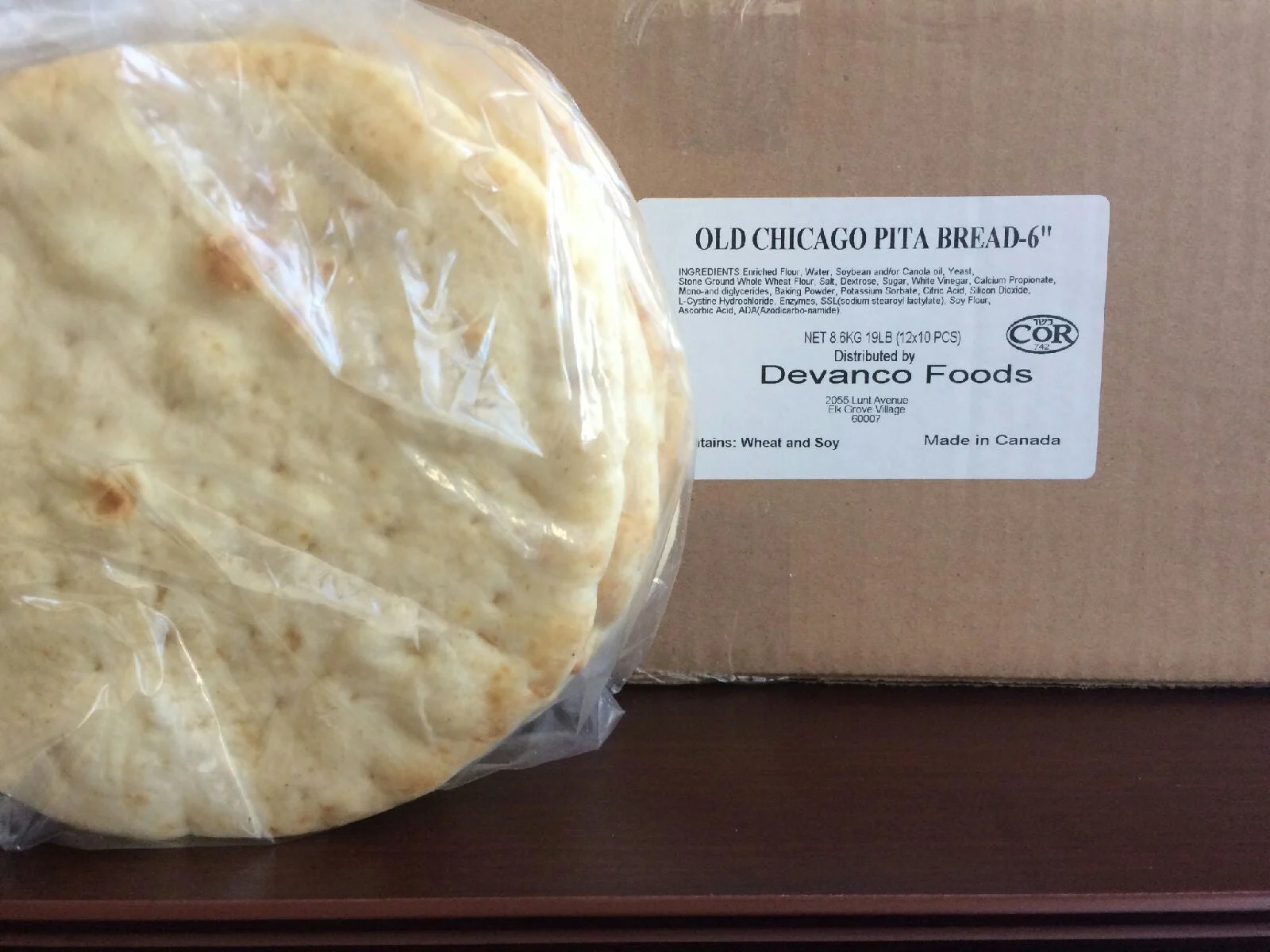 Old Chicago Pita Bread 6 Inch 1 Each - 120 Per Case.