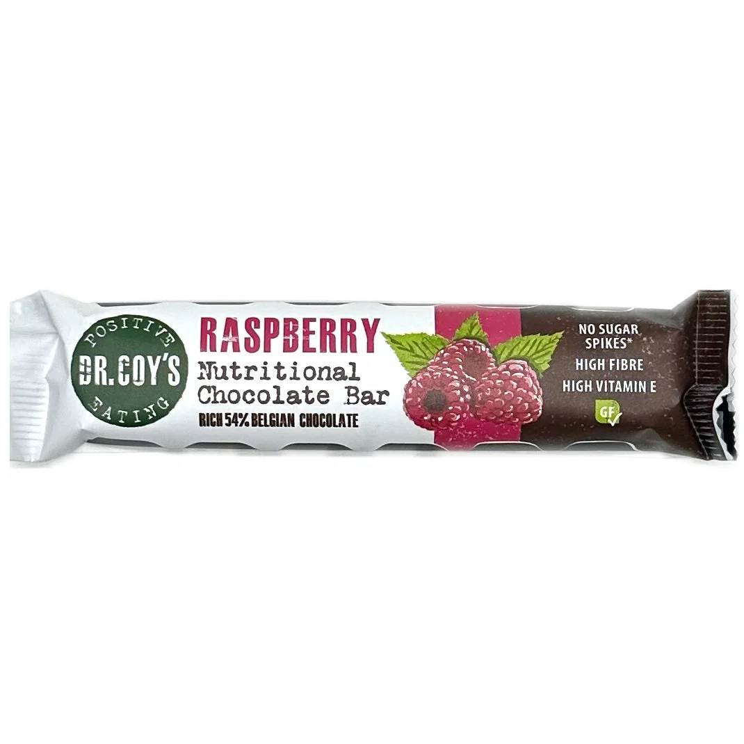 Dr. Coy's Nutritional Chocolate Bar Raspberry 35g